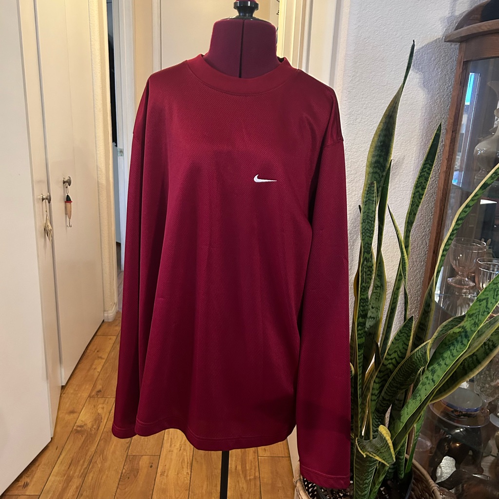 Nike Burgundy Red Nike Top